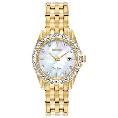 Citizen Silhouette Crystal 29 mm Eco-Drive Stainless Steel Ladies Watc