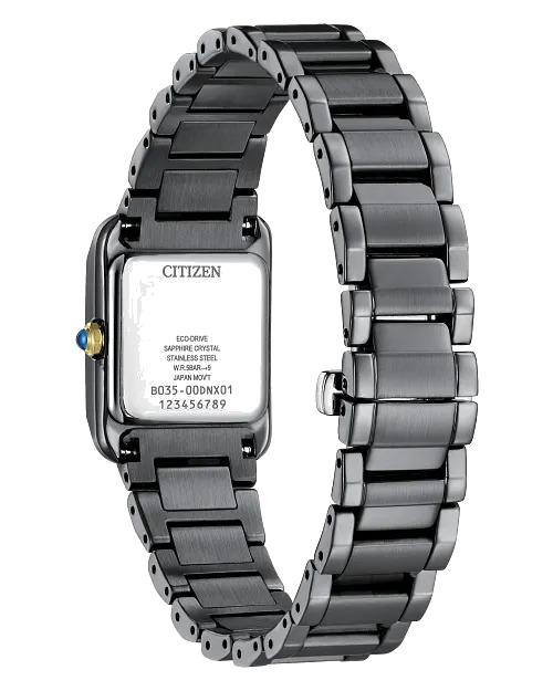 Citizen L Bianca LIGHT in BLACK 32.4 x 19.5 mm Eco-Drive Stainless Ste