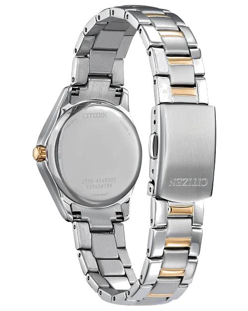 Citizen Crystal 30 mm Eco-Drive Stainless Steel Ladies Watch 