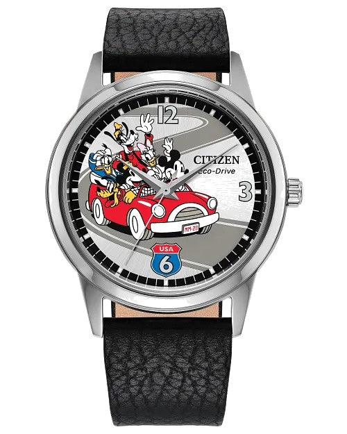 Citizen Sensational Six Road Trip 40mm Eco-Drive Stainless Steel Watch