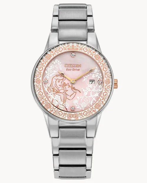 Citizen Aurora Enchanted 29.5mm Eco-Drive Stainless Steel Watch 