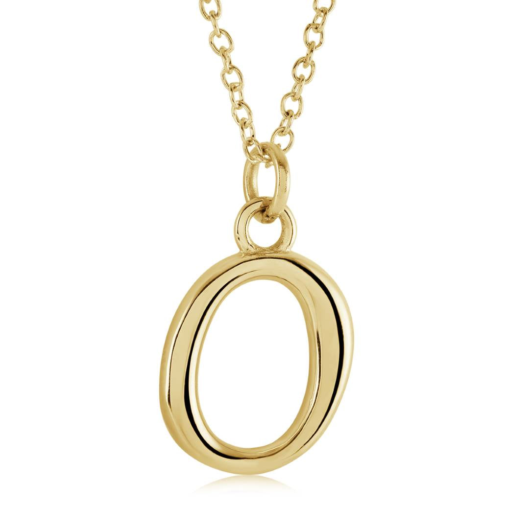 Veloria Cursive Initial Necklace