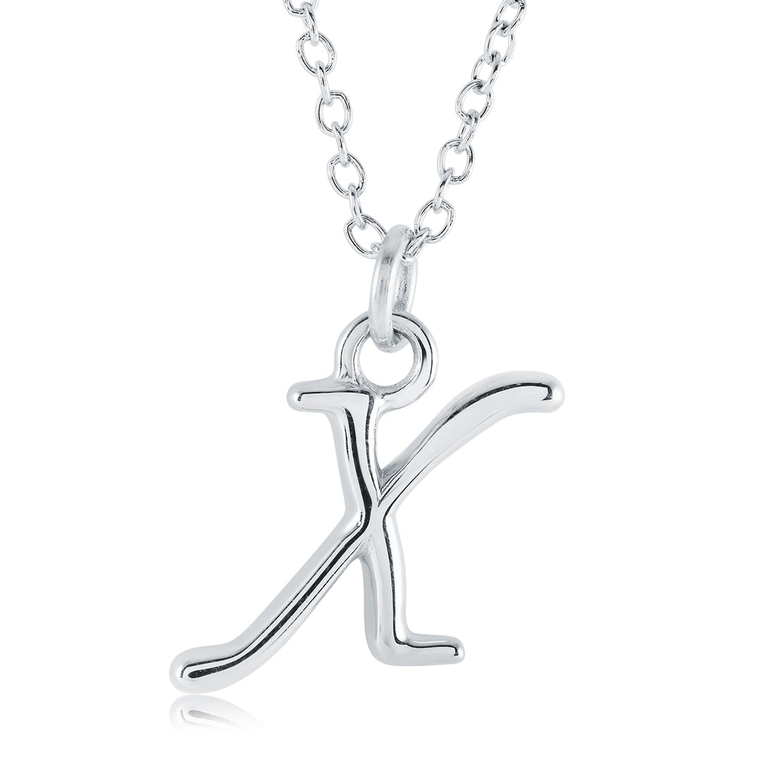 Veloria Cursive Initial Necklace