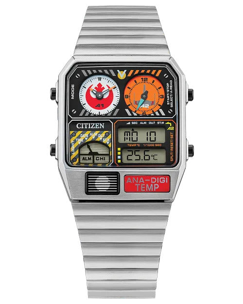 Citizen Rebel Pilot 33mm Quartz Stainless Steel Watch 