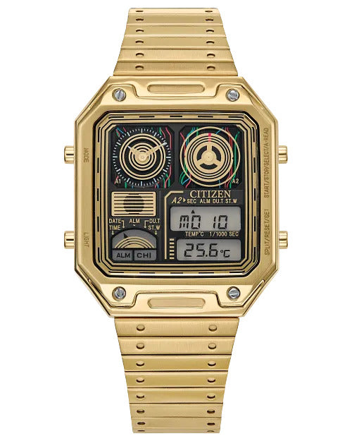 Citizen C-3Po 33.5mm Quartz Stainless Steel Watch 