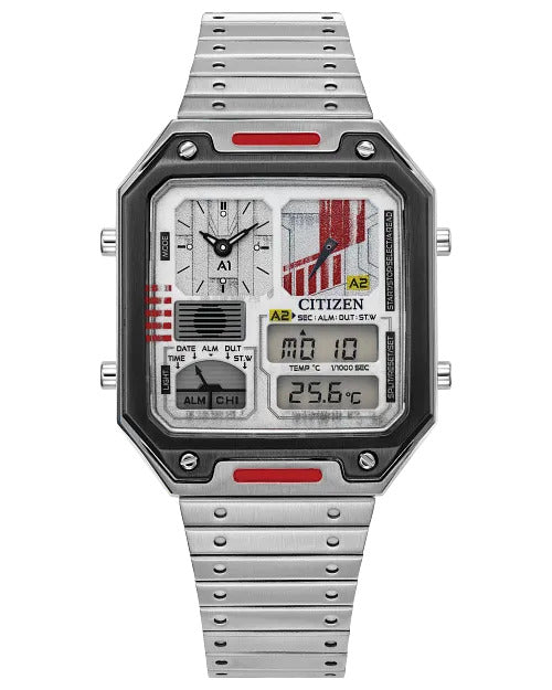 Citizen Rebel Pilot 33.4mm Quartz Stainless Steel Watch 