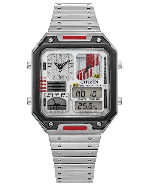 Citizen Rebel Pilot 33.4mm Quartz Stainless Steel Watch 