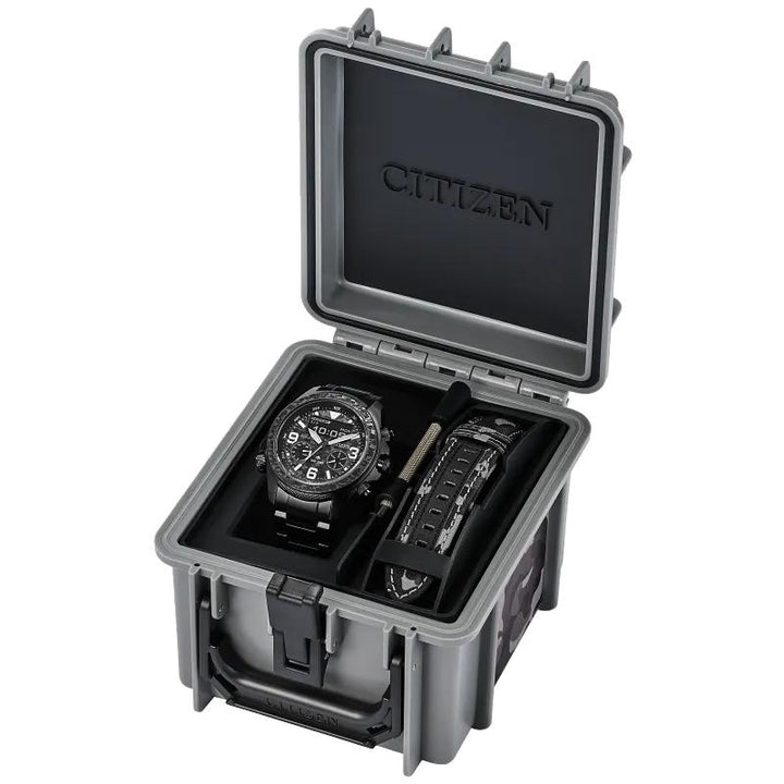 Citizen Promaster Land U822 43.9mm Eco-Drive Stainless Steel Watch 