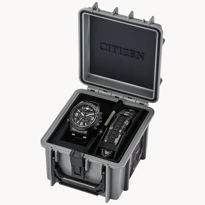 Citizen Promaster Land U822 43.9mm Eco-Drive Stainless Steel Watch 