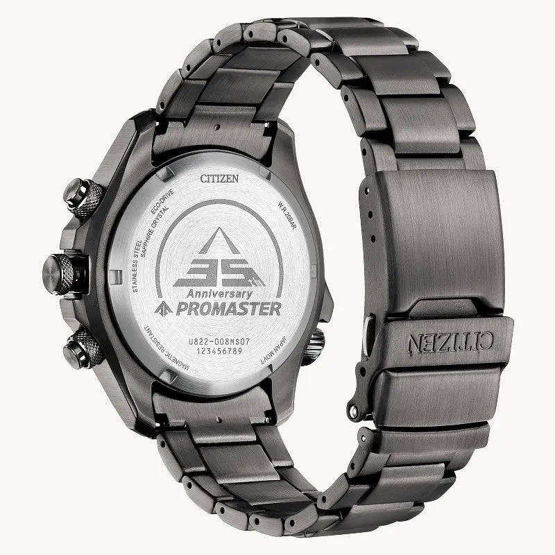 Citizen Promaster Land U822 43.9mm Eco-Drive Stainless Steel Watch 