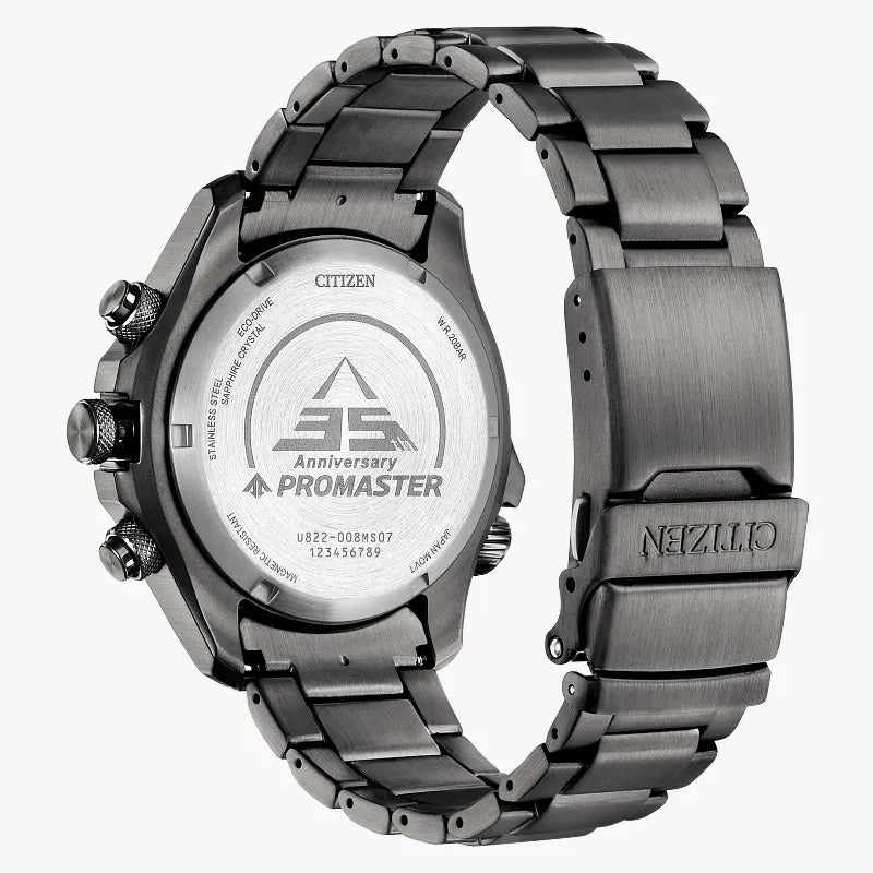 Citizen Promaster Land U822 43.9mm Eco-Drive Stainless Steel Watch 