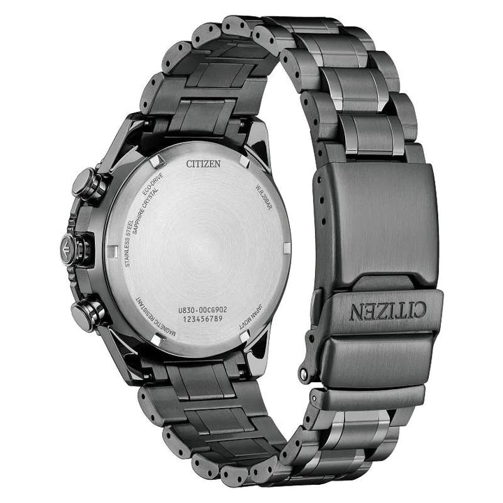 Citizen Promaster Skyhawk U830 43mm Eco-Drive Stainless Steel Watch 