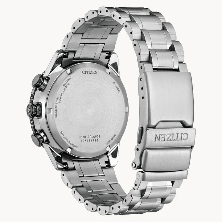 Citizen Promaster Skyhawk U830 43mm Eco-Drive Stainless Steel Watch 