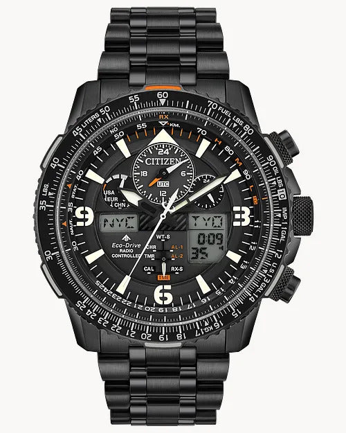Citizen Promaster Skyhawk A-T 45mm Eco-Drive Stainless Steel Watch 