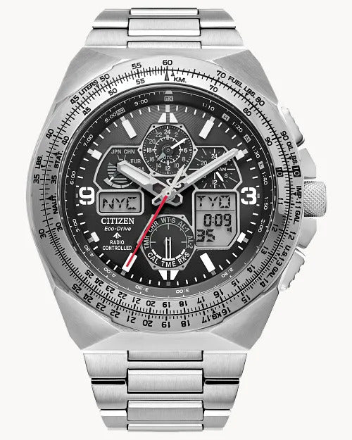 Citizen Promaster Skyhawk A-T 46mm Chronograph Eco-Drive Watch 