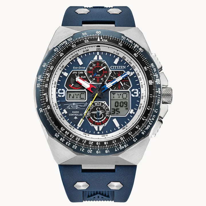 Citizen Promaster Sikorsky 46mm Eco-Drive Stainless Steel Watch 