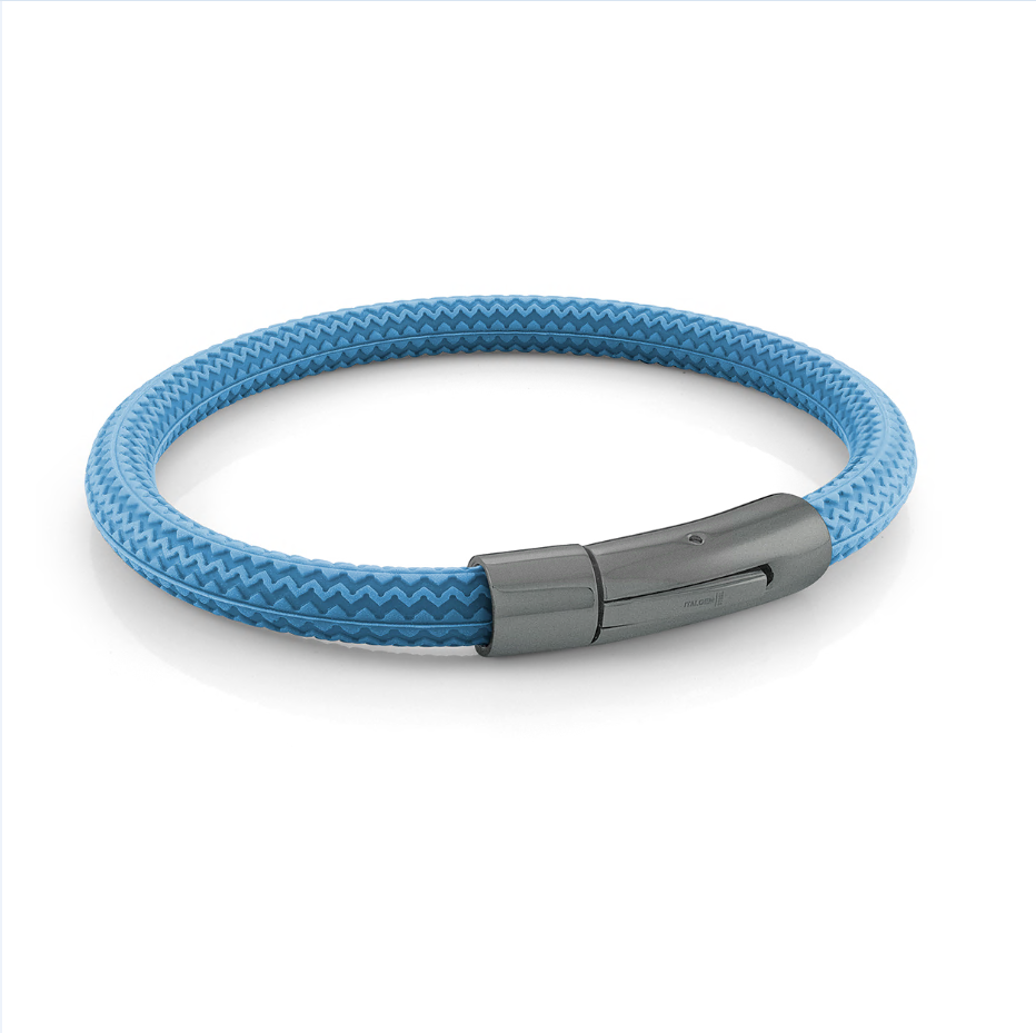 Italgem Steel Racer Bracelet 9mm