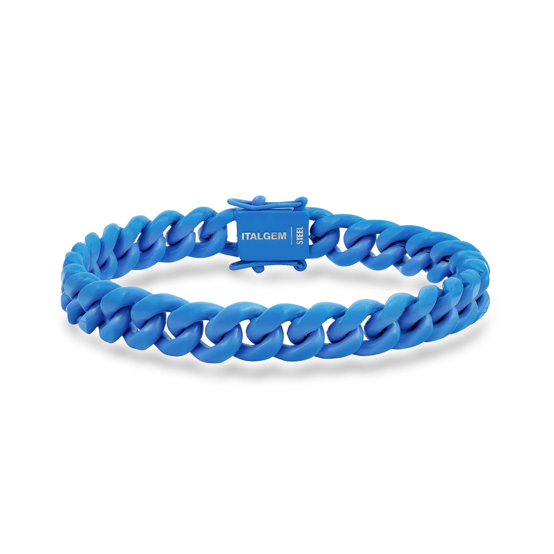 Italgem Steel Candy Cuban Bracelet 10mm
