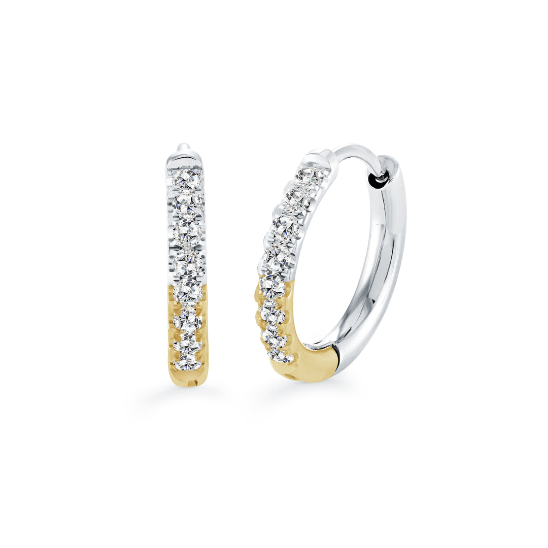 Veloria 17.5mm Eternity Cz Hoops