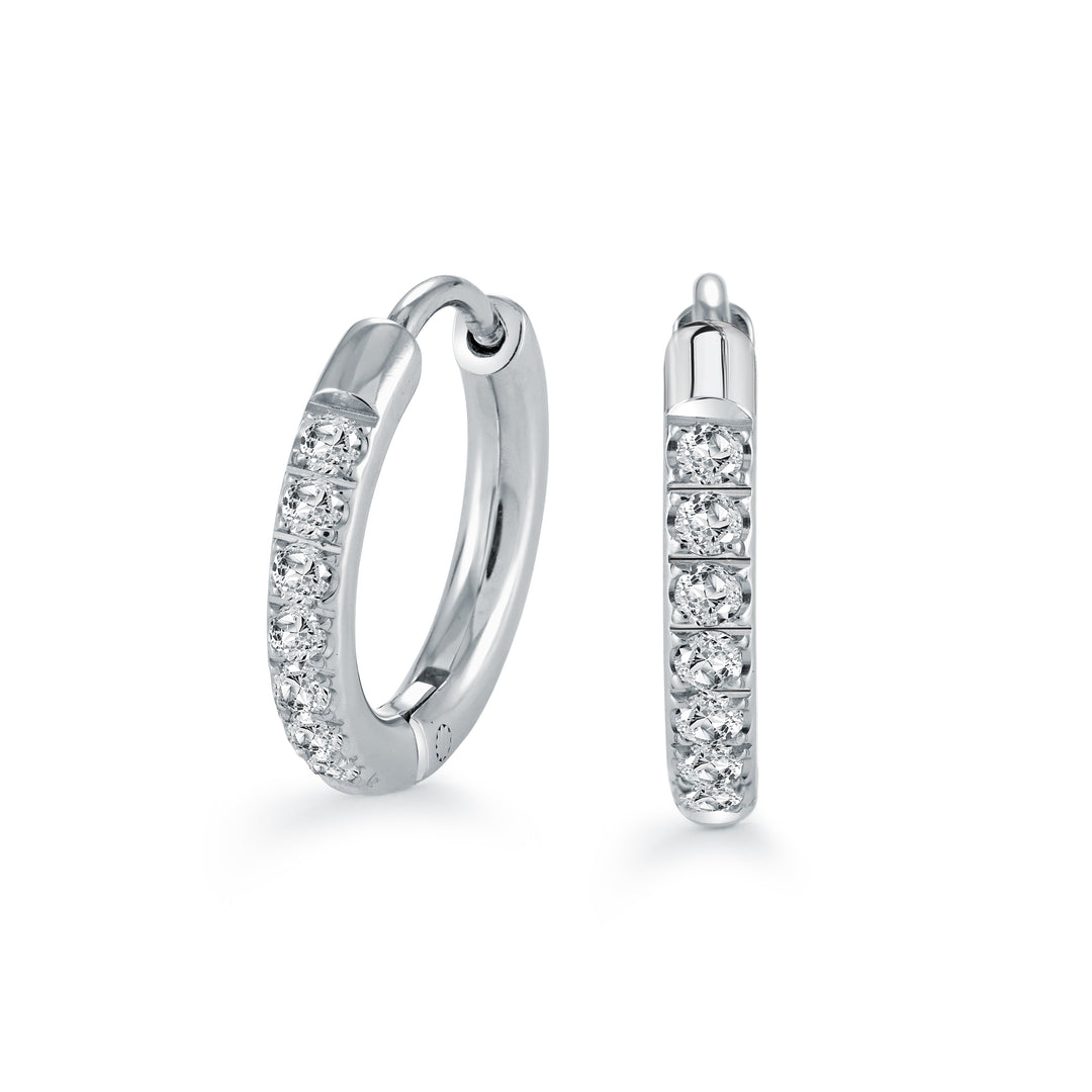 Veloria 14mm Cz Classic Hoops
