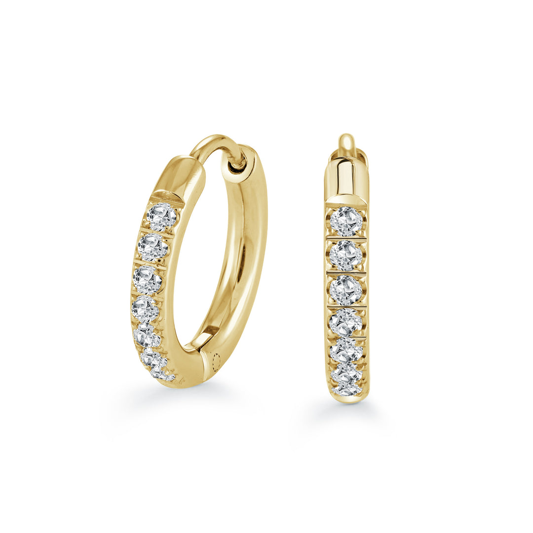 Veloria 14mm Cz Classic Hoops