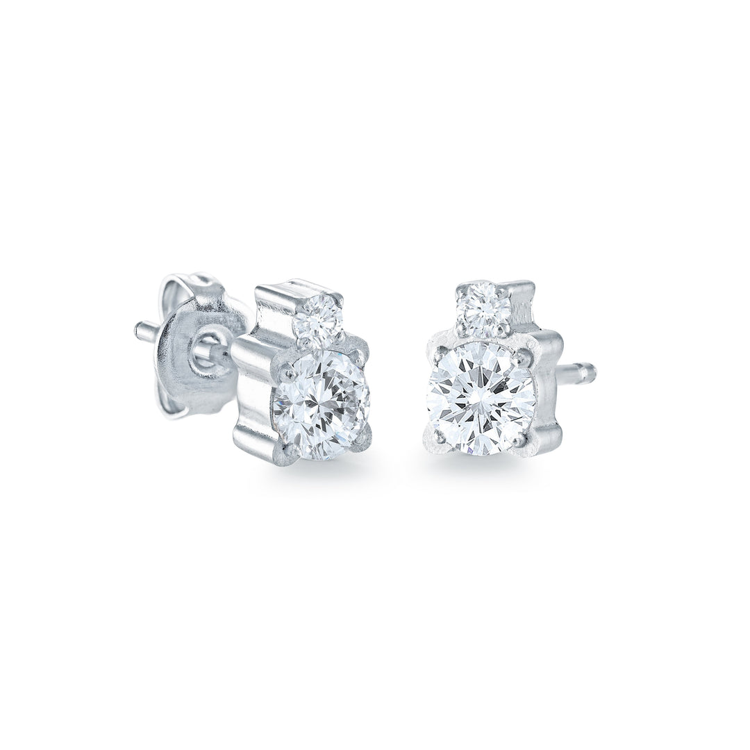 Veloria Double Cz Studs