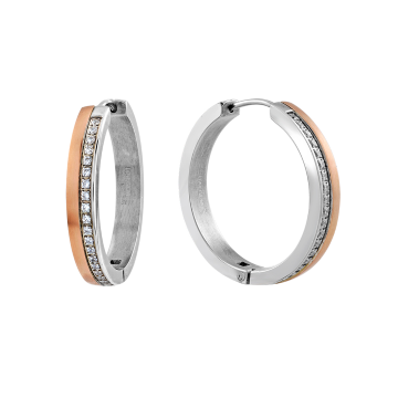 Italgem Steel Daniella Earrings