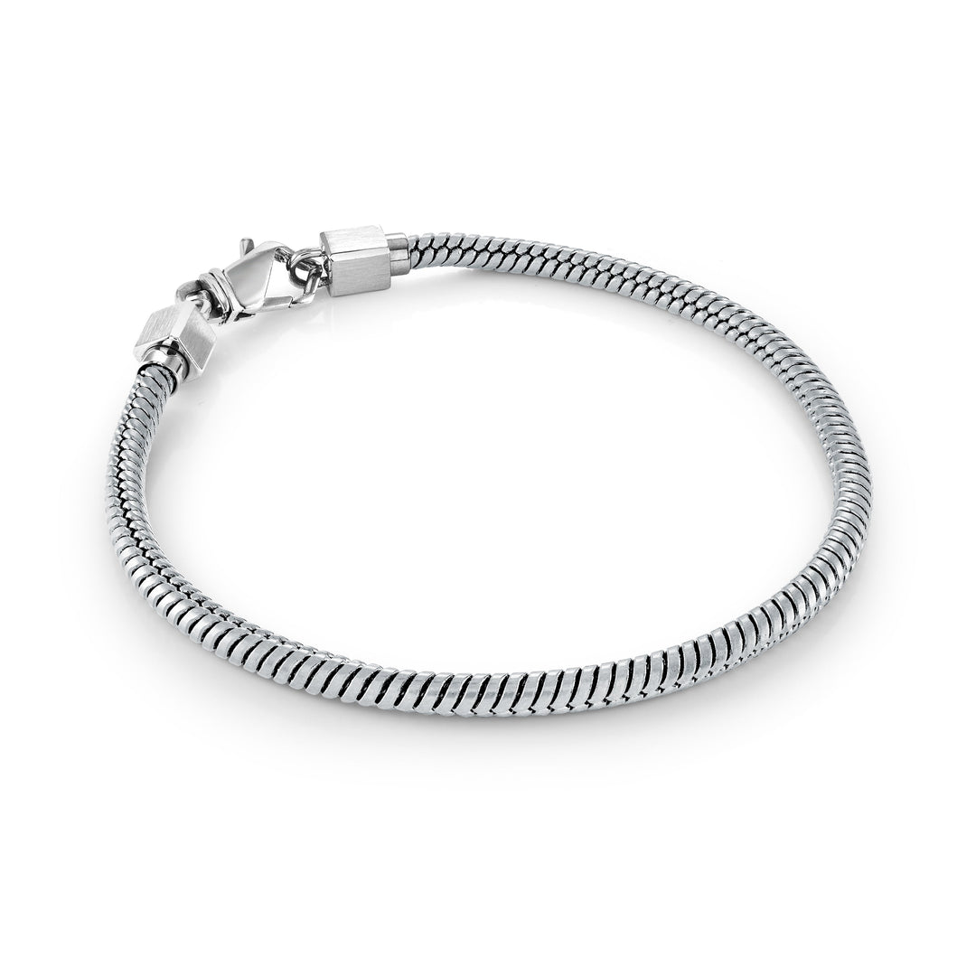 Italgem Steel 3mm Snake Chain Bracelet