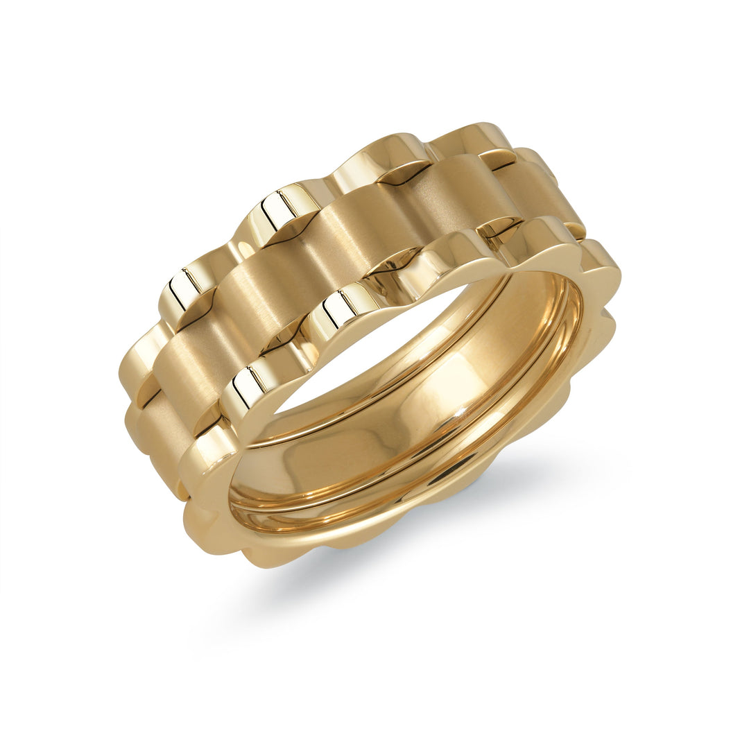 Italgem Steel Watch Link Ring 8mm