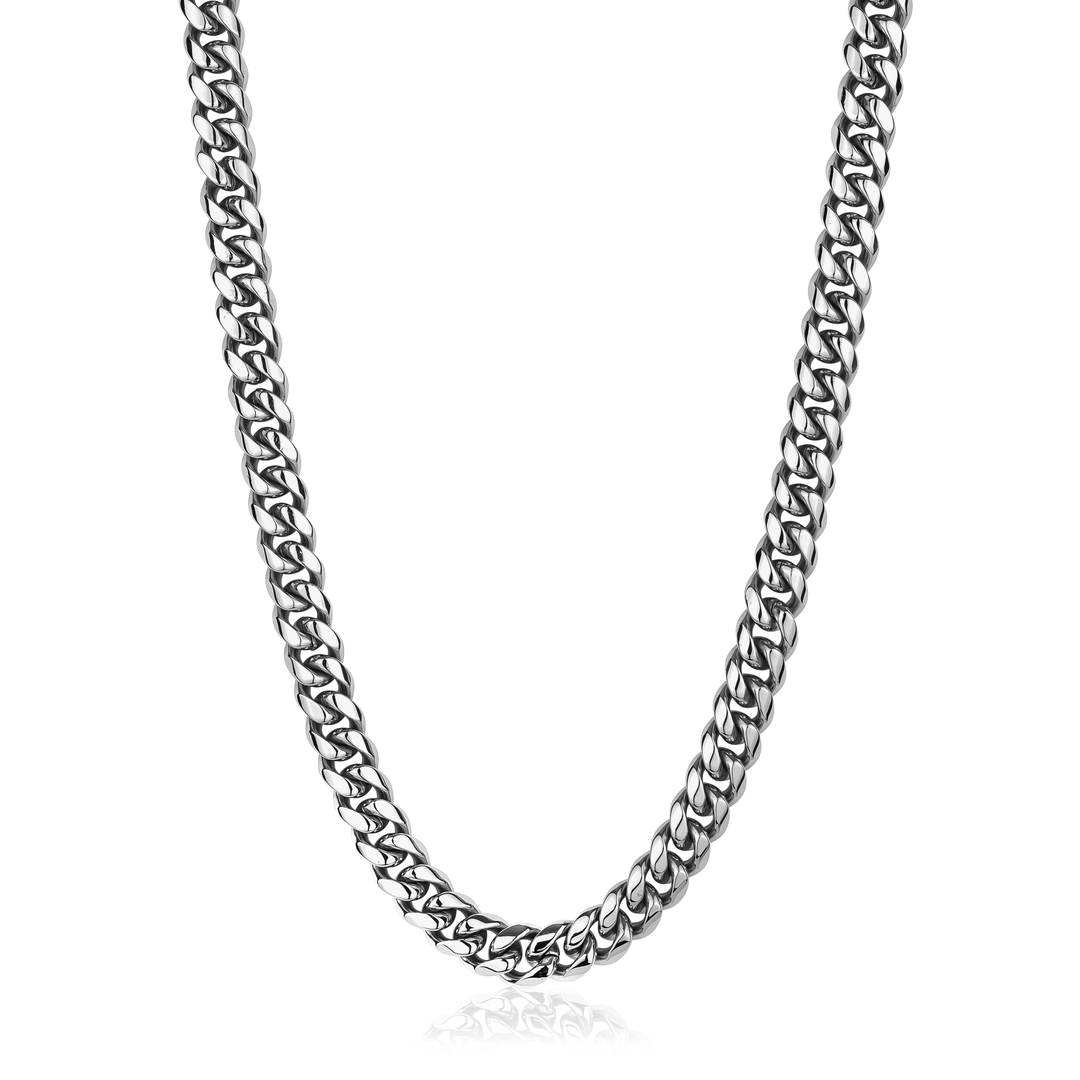 Italgem Steel Lined Cuban Chain 10mm