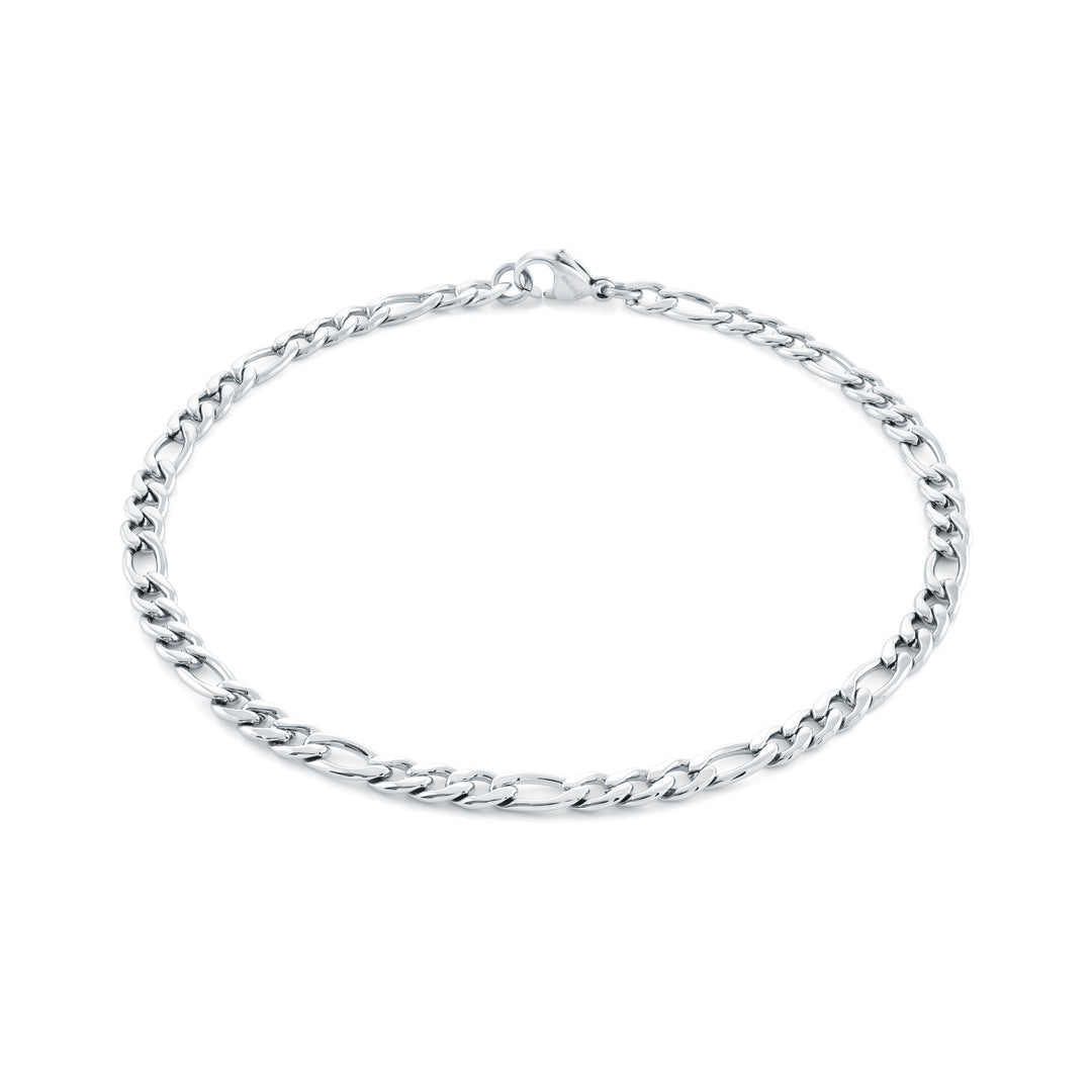 Veloria 4.5mm Figaro Anklet