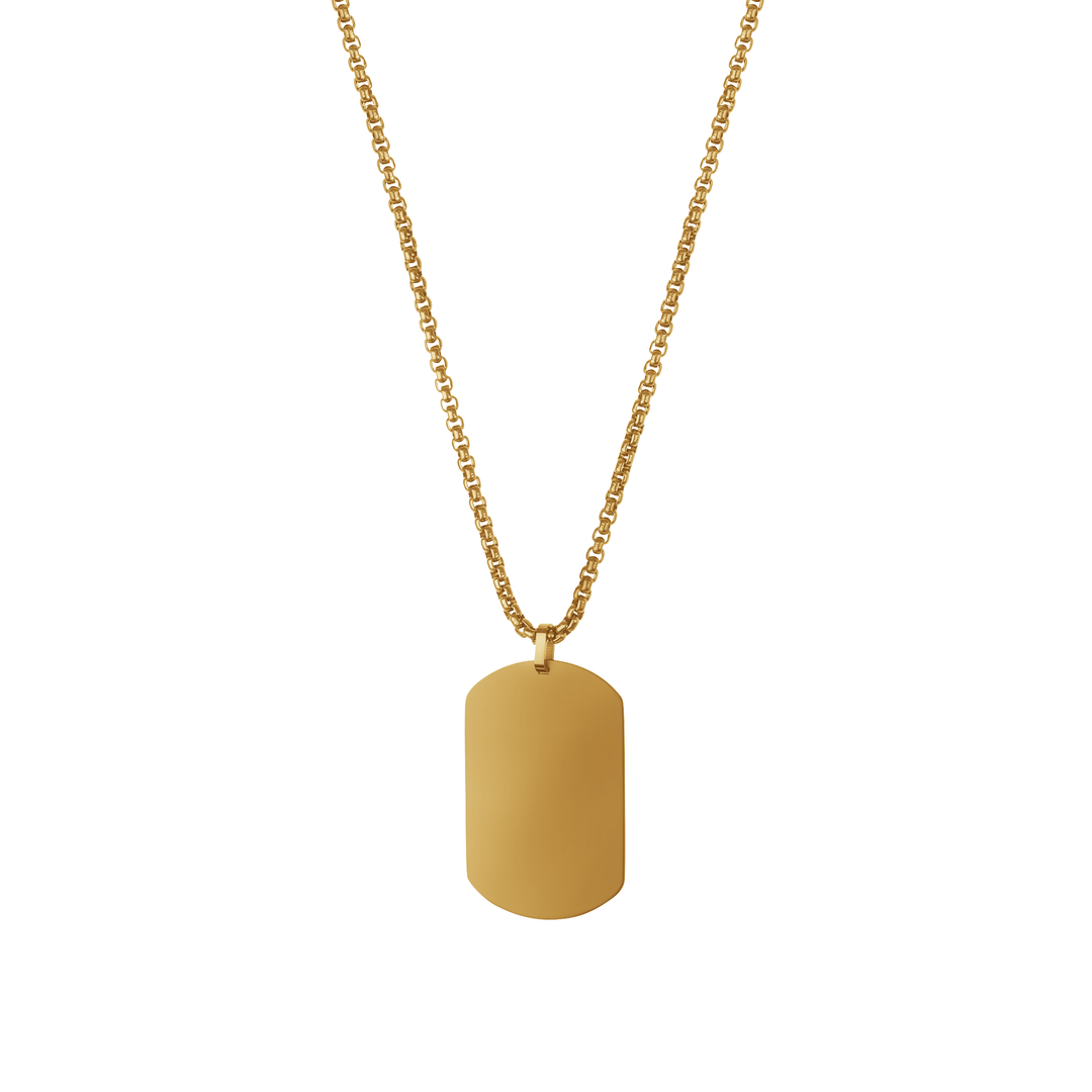 Italgem Steel Matte Dog Tag