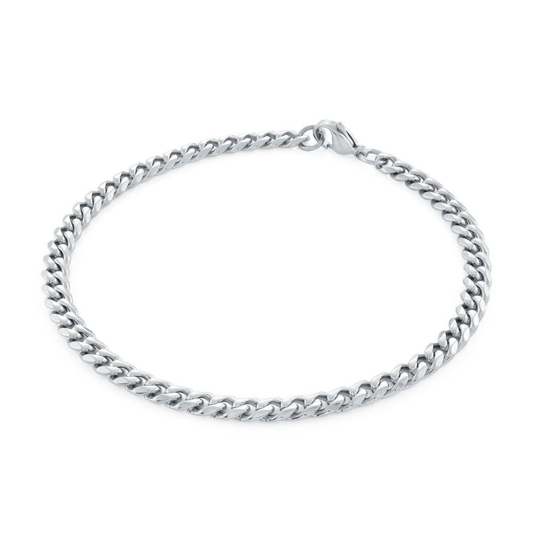 Italgem Steel Stainless Steel Polished 4.6mm Curb 7.5" Bracelet