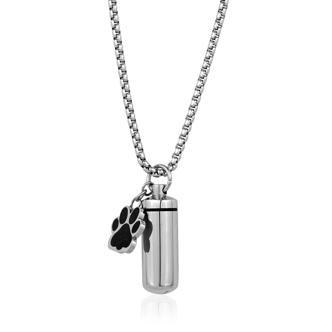 Italgem Steel Animal Paw Urn Pendant