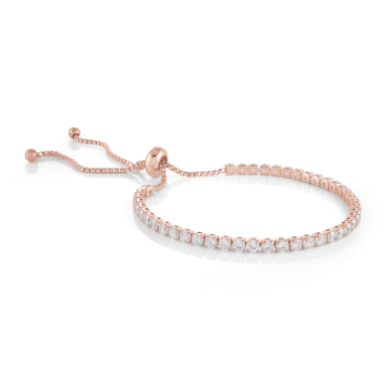 Italgem Steel Extending Tennis Bracelet 3mm