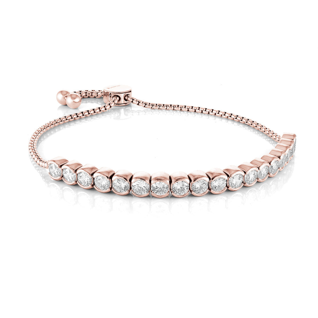 Italgem Steel Tennis Bracelet 4mm
