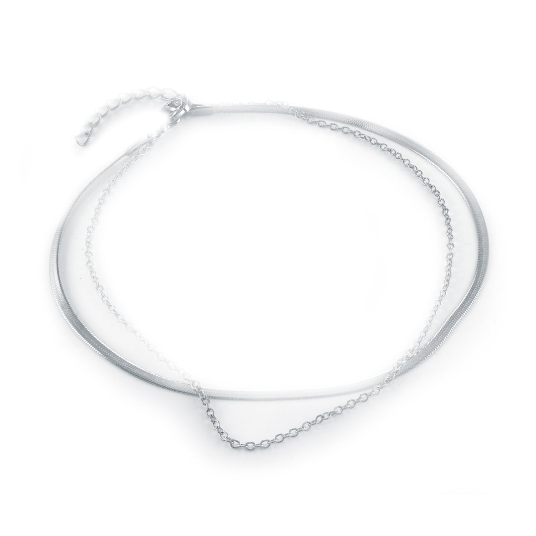 Veloria Herringbone Layered Bracelet