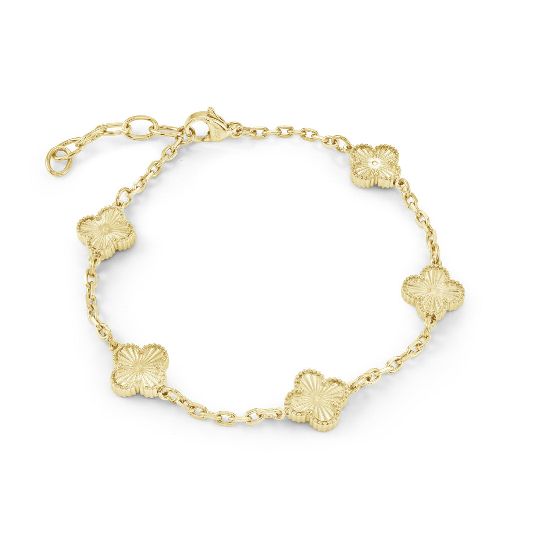Veloria 9mm Lucky-Clover Bracelet