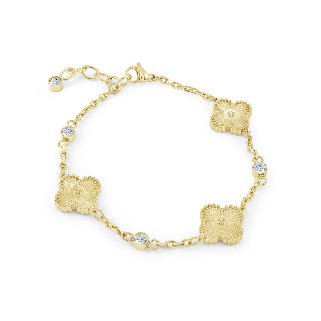 Veloria 13mm-Lucky-Clover Station Bracelet