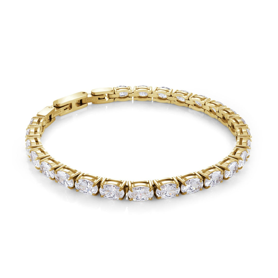 Veloria 4mm Oval-Cz Tennis Bracelet