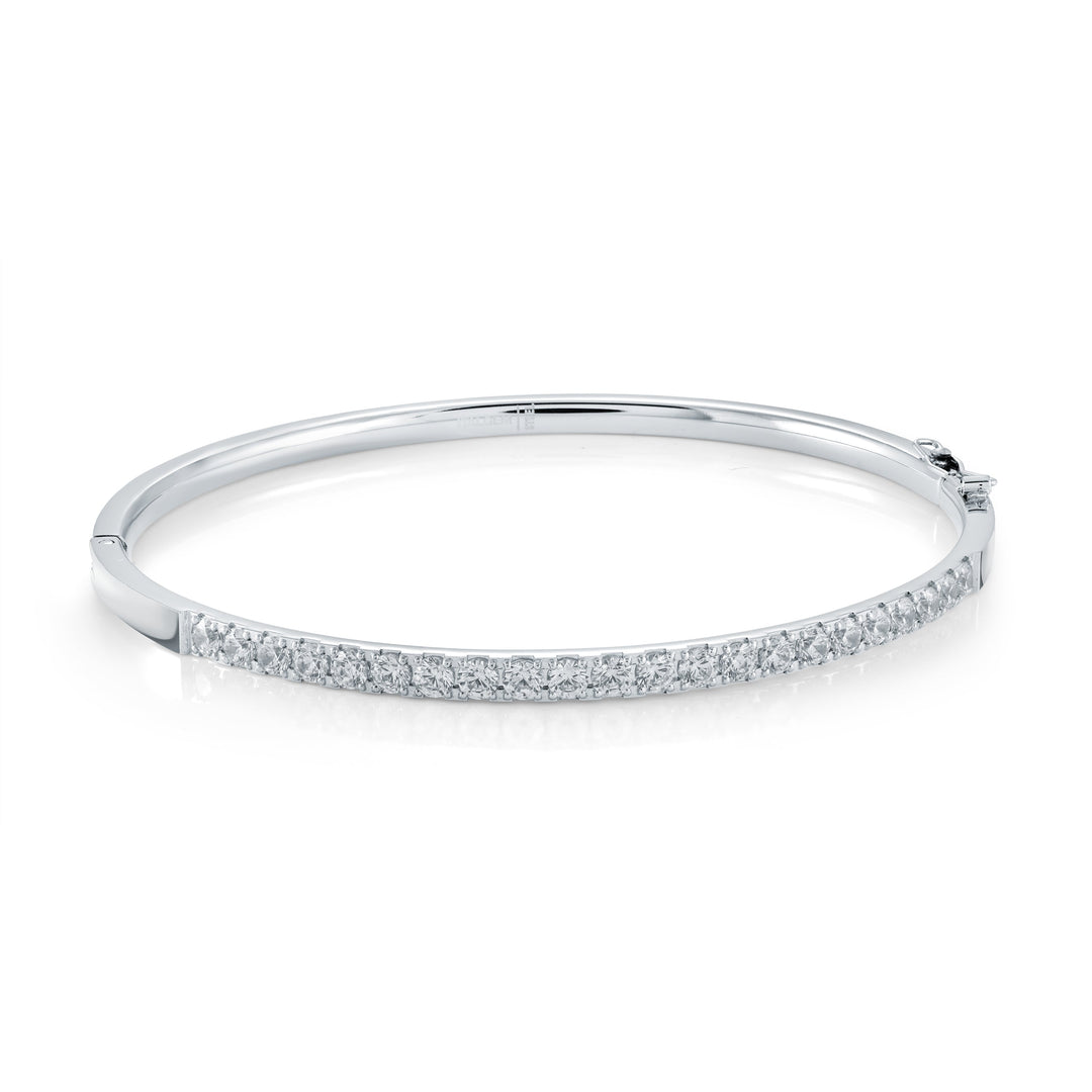 Veloria Eternity Cz Bangle Bracelet