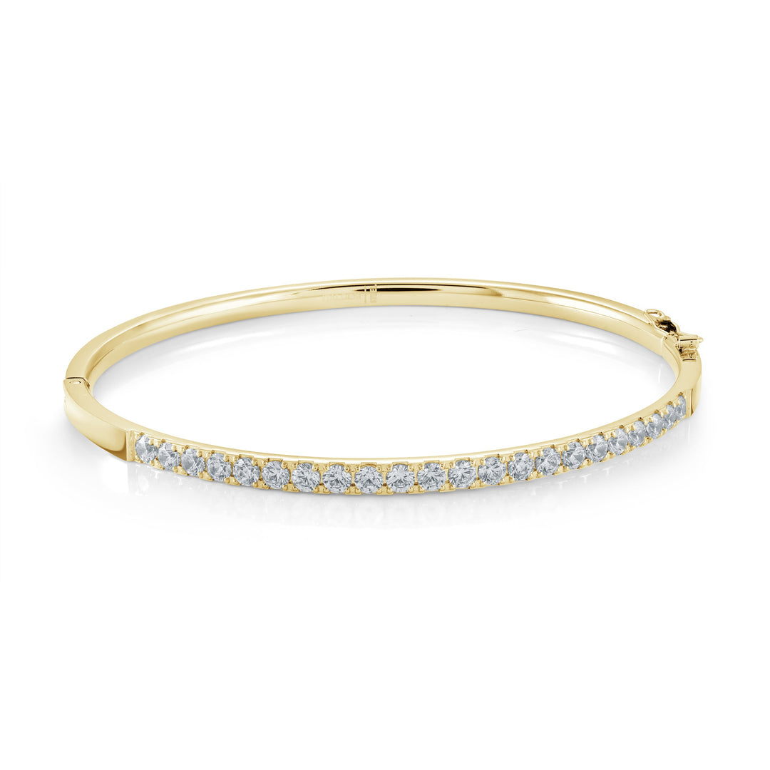 Veloria Eternity Cz Bangle Bracelet
