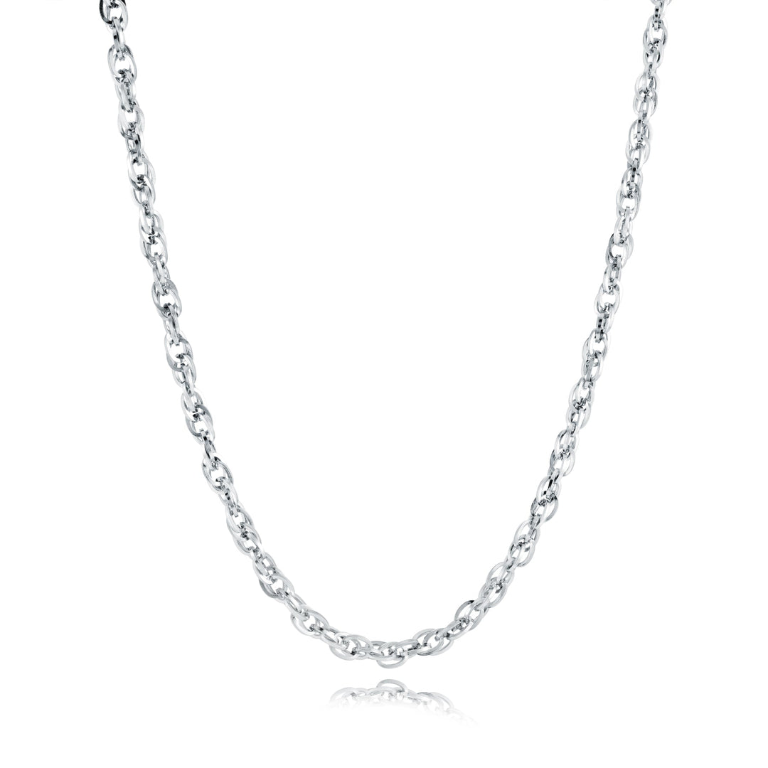 Veloria 4.5mm Serpentine Twist Chain Necklace