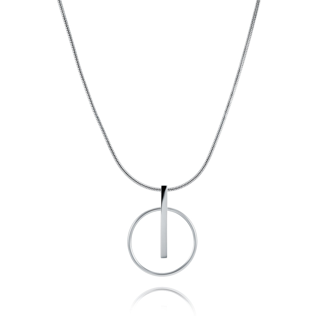 Italgem Steel Circle Of Life Pendant