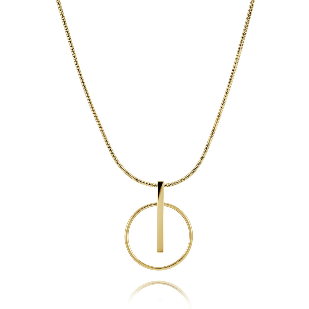 Italgem Steel Circle Of Life Pendant