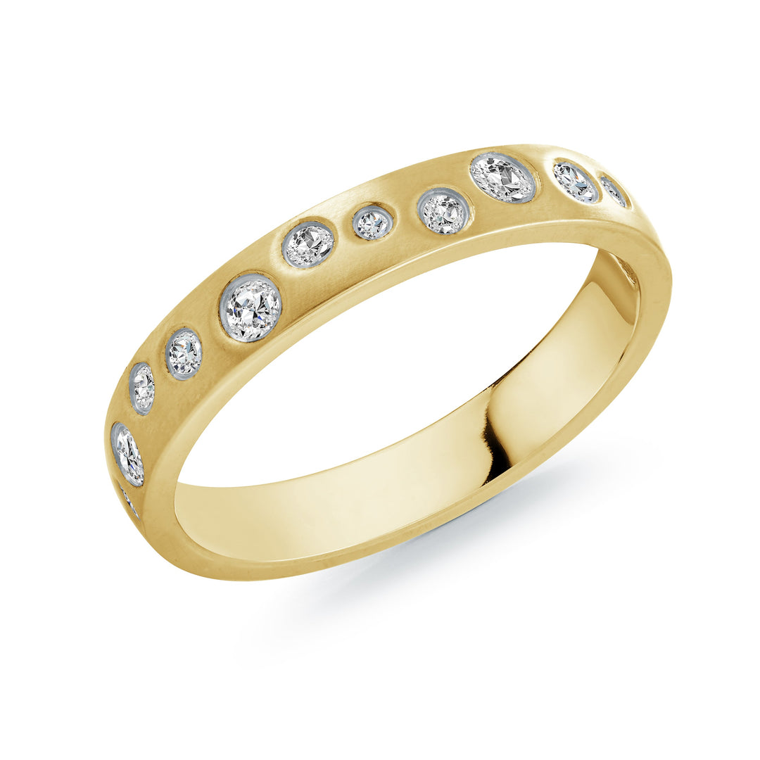 Veloria Multi Cz Asymetrical Ring