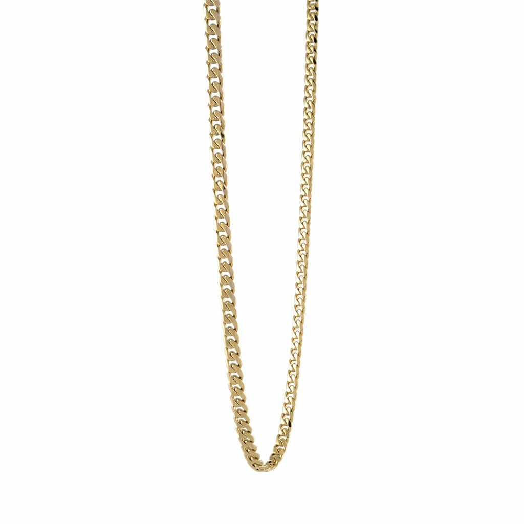Italgem Steel Gold IP Plated 22" 4.6mm Chain.