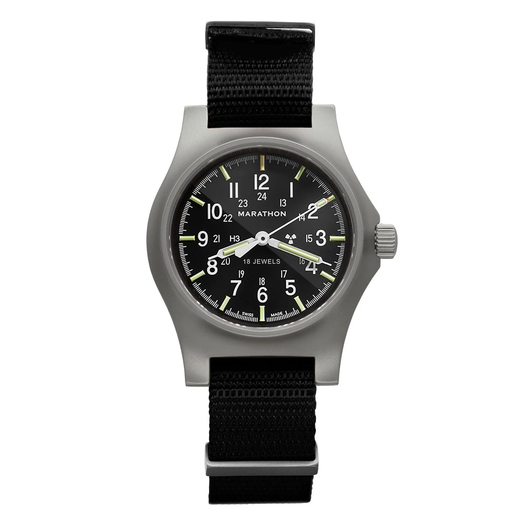 Marathon 36mm Field  Hand Wound with Self Illuminating Tritium Tubes &amp;