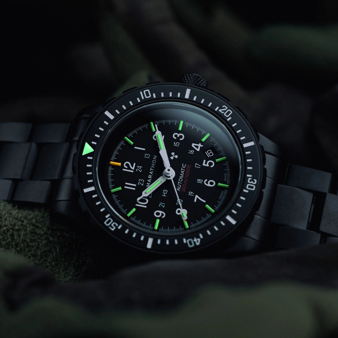 Marathon 41mm Divers Automatic with Self Illuminating Tritium Tubes &amp;