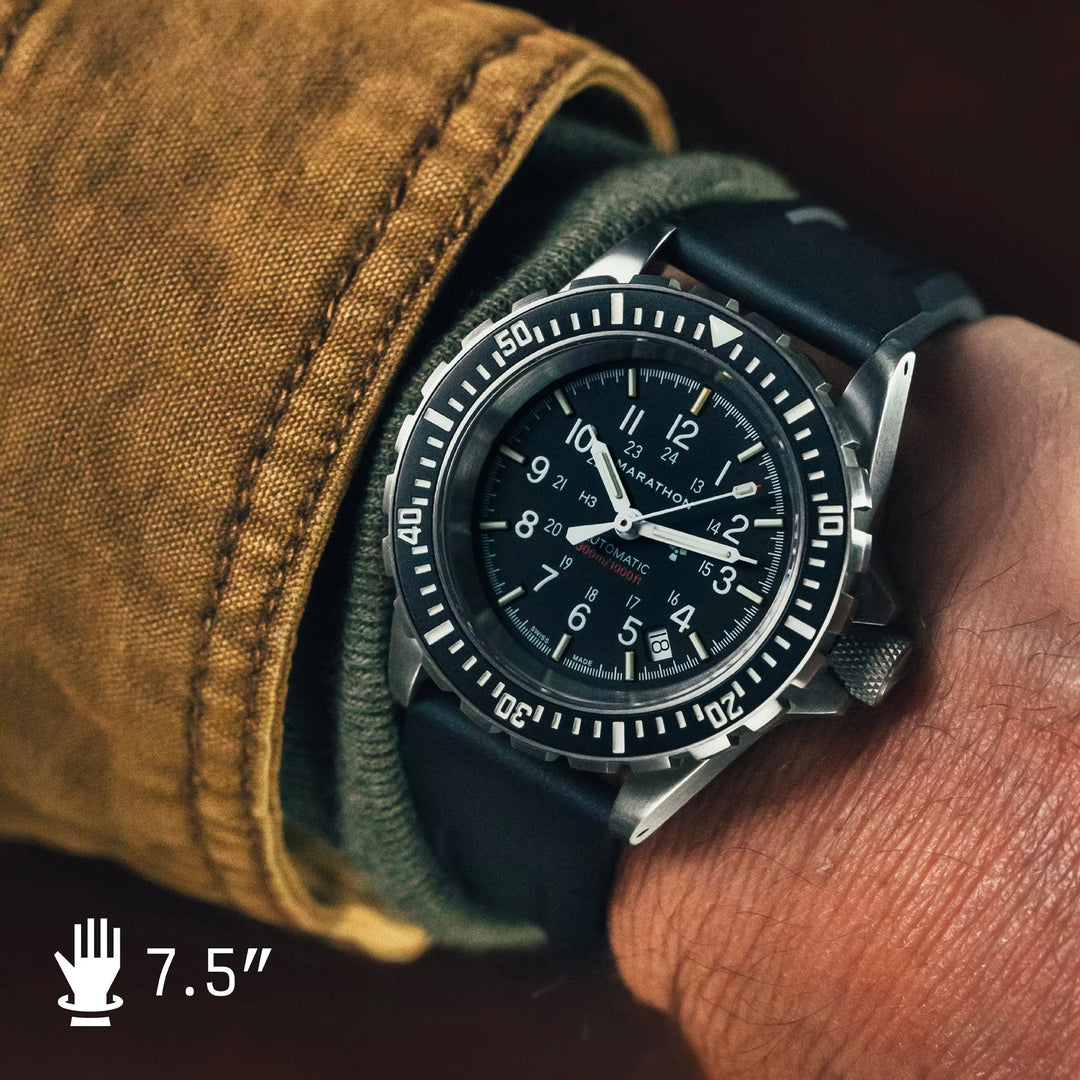 Marathon 41mm Divers Auto (GSAR) Tritium on Rubber 